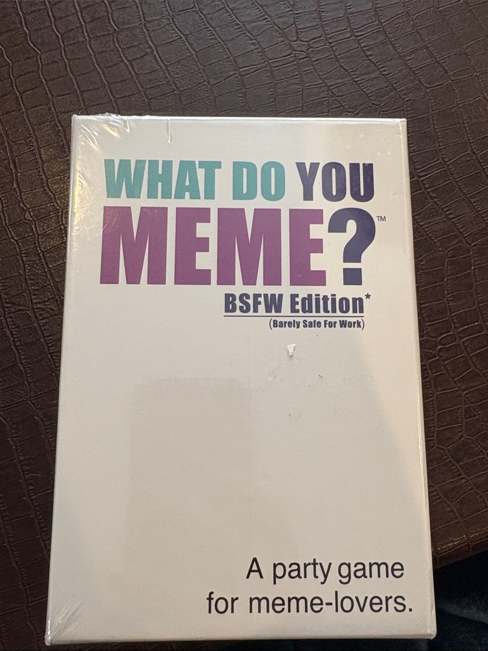 BSFW Edition Party Card Game - White/Purple/Teal